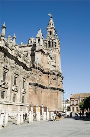 simsearch:841-02994026,k - Seville Catheral and La Giralda, UNESCO World Heritage Site, Plaza Virgen de los Reyes, Santa Cruz district, Seville, Andalusia, Spain, Europe Stock Photo - Rights-Managed, Code: 841-02994157