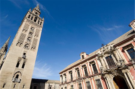 La Giralda, Santa Cruz district, Seville, Andalusia, Spain, Europe Stock Photo - Rights-Managed, Code: 841-02994228