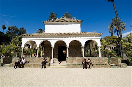 simsearch:841-02993970,k - The gardens of the Real Alcazar, Santa Cruz district, Seville, Andalusia (Andalucia), Spain, Europe Stock Photo - Rights-Managed, Code: 841-02994256