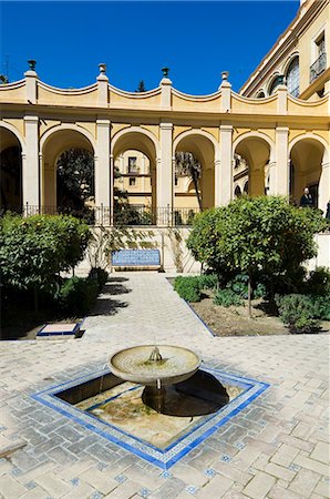 real alcazar - The gardens of the Real Alcazar, UNESCO World Heritage Site, Santa Cruz district, Seville, Andalusia (Andalucia), Spain, Europe Stock Photo - Rights-Managed, Code: 841-02994261