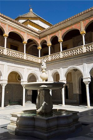 simsearch:841-02994291,k - Blick von der Terrasse Prinzipal in der Casa de Pilatos, Santa Cruz Viertel, Sevilla, Andalusien, Spanien, Europa Stockbilder - Lizenzpflichtiges, Bildnummer: 841-02994295