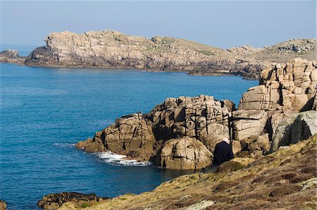 Hell Bay on a calm day, Bryer (Bryher), Isles of Scilly, off Cornwall, United Kingdom, Europe Stock Photo - Rights-Managed, Code: 841-02994388