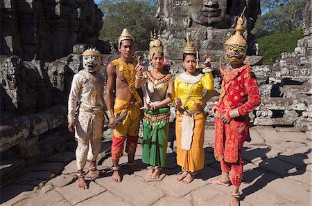 simsearch:841-02990517,k - Bayon Temple, Angkor Thom, Siem Reap, Cambodia, Indochina, Southeast Asia, Asia Foto de stock - Direito Controlado, Número: 841-02990528