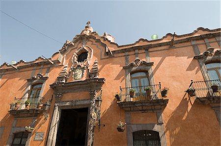 simsearch:862-06542555,k - La Casa de la Marquesa Hotel in Santiago de Queretaro (Queretaro), a UNESCO World Heritage Site, Queretaro State, Mexico, North America Foto de stock - Con derechos protegidos, Código: 841-02990705