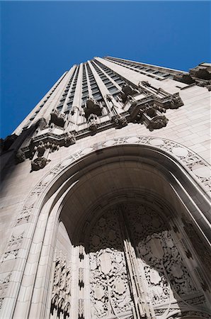 Tribune Building, Magnificent Mile, Chicago, Illinois, United States of America, North America Stock Photo - Rights-Managed, Code: 841-02990816