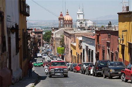 san miguel de allende - San Miguel de Allende (San Miguel), Guanajuato State, Mexico, North America Foto de stock - Con derechos protegidos, Código: 841-02990925