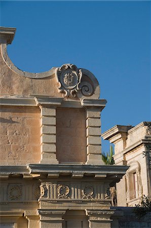 Main entrance gate to Mdina, Malta, Europe Fotografie stock - Rights-Managed, Codice: 841-02991036