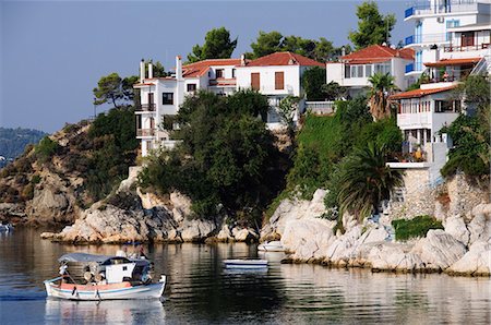 Stadt Skiathos, Skiathos, Sporades Inseln, griechische Inseln, Griechenland, Europa Stockbilder - Lizenzpflichtiges, Bildnummer: 841-02991165