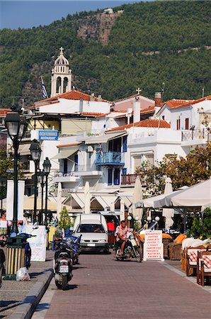 Stadt Skiathos, Skiathos, Sporades Inseln, griechische Inseln, Griechenland, Europa Stockbilder - Lizenzpflichtiges, Bildnummer: 841-02991167