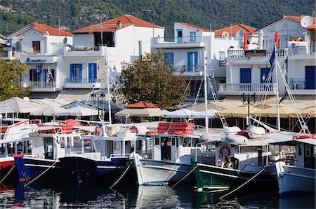 Skiathos Town, Skiathos, les Iles des Sporades, îles grecques, Grèce, Europe Photographie de stock - Rights-Managed, Code: 841-02991163