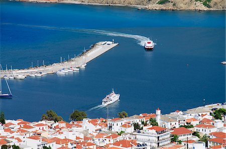 skopelos island - Skopelos Town, Skopelos, Sporades Islands, Greek Islands, Greece, Europe Fotografie stock - Rights-Managed, Codice: 841-02991177