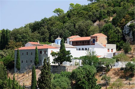 skopelos island - Monastery Prodromos, Skopelos, Sporades Islands, Greek Islands, Greece, Europe Fotografie stock - Rights-Managed, Codice: 841-02991185