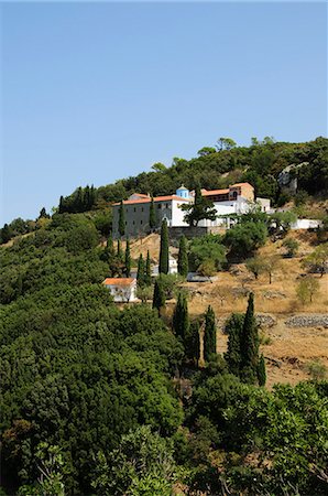 skopelos island - Monastery Prodromos, Skopelos, Sporades Islands, Greek Islands, Greece, Europe Fotografie stock - Rights-Managed, Codice: 841-02991188