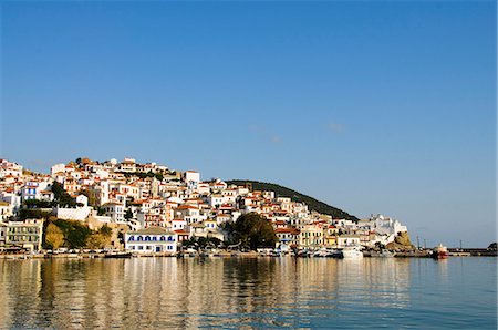 skopelos island - Skopelos Town, Skopelos, Sporades Islands, Greek Islands, Greece, Europe Fotografie stock - Rights-Managed, Codice: 841-02991206