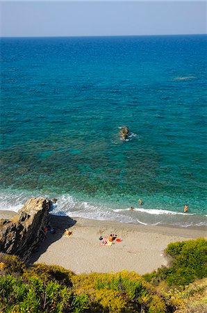 skopelos island - Beach at Perivoli, Skopelos, Sporades Islands, Greek Islands, Greece, Europe Fotografie stock - Rights-Managed, Codice: 841-02991228