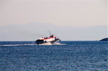 simsearch:841-03029251,k - Hydrofoil ferry from Volos and Skiathos, Loutraki, Skopelos, Sporades Islands, Greek Islands, Greece, Europe Stock Photo - Rights-Managed, Code: 841-02991245