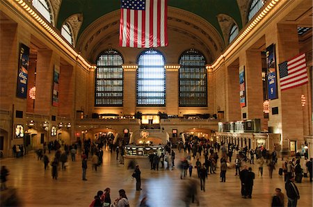 poste (station) - Grand Central Station, Manhattan, New York City, New York, États-Unis d'Amérique, North America Photographie de stock - Rights-Managed, Code: 841-02991287