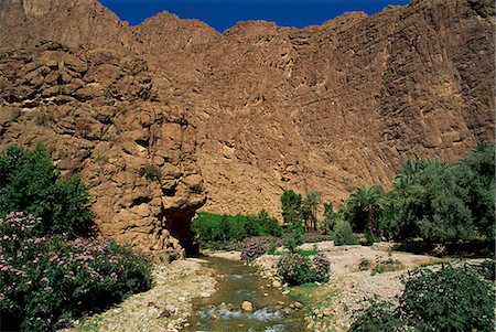 simsearch:841-02915008,k - River below rock cliffs, Tinerhir near Todra Gorge, Morocco, North Africa, Africa Foto de stock - Con derechos protegidos, Código: 841-02991429