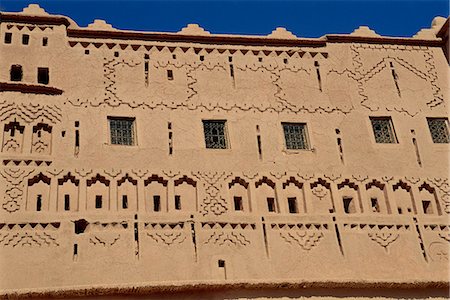 simsearch:841-03031661,k - Extérieur du mur décoré, la Kasbah de Taourirt, Ouarzazate, Maroc, Afrique du Nord, Afrique Photographie de stock - Rights-Managed, Code: 841-02991442