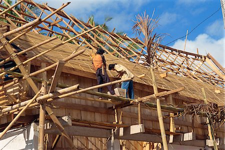 Building traditional Toraja house, Toraja area, Sulawesi, Indonesia, Southeast Asia, Asia Stock Photo - Rights-Managed, Code: 841-02991465