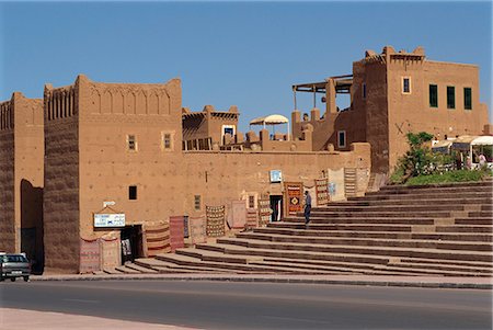 Handicraft centre near Taourit Kasbah, Ouarzazate, Morocco, North Africa, Africa Stock Photo - Rights-Managed, Code: 841-02991478