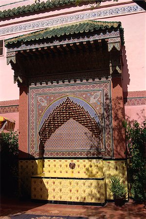 simsearch:841-02920003,k - Palais de la Bahia, Marrakech, Maroc, l'Afrique du Nord Photographie de stock - Rights-Managed, Code: 841-02991489