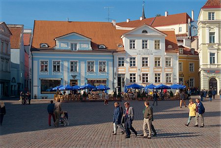 Town Hall Square, Old Town, Tallinn, Estonia, Baltic States, Europe Stock Photo - Rights-Managed, Code: 841-02991591