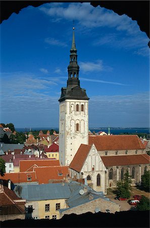 estonia - Old Town, UNESCO World Heritage Site, Tallinn, Estonia, Baltic States, Europe Fotografie stock - Rights-Managed, Codice: 841-02991611