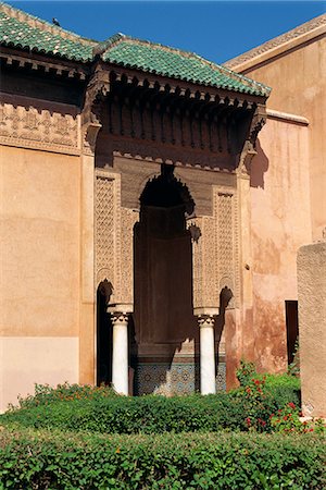 simsearch:841-02918702,k - Saadiens tombes, Marrakech, Maroc, l'Afrique du Nord, Afrique Photographie de stock - Rights-Managed, Code: 841-02991622