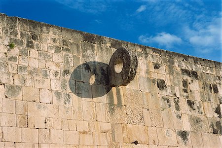 Jeu de balle, Chichen Itza, patrimoine mondial de l'UNESCO, du Yucatan, au Mexique, en Amérique du Nord Photographie de stock - Rights-Managed, Code: 841-02991659
