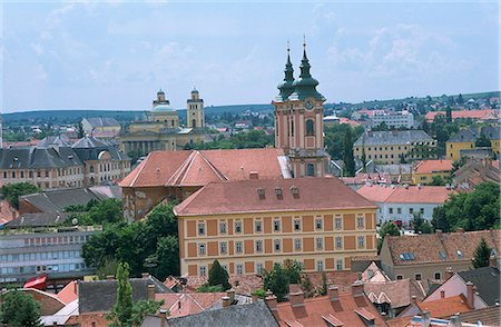 eger - View of town from the castle ramparts, Eger, Hungary, Europe Stock Photo - Rights-Managed, Code: 841-02991788