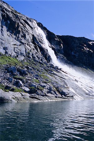 simsearch:841-02712285,k - Waterfall near Ilulissat, formerly Jacobshavn, west coast, Greenland, Polar Regions Stock Photo - Rights-Managed, Code: 841-02991849