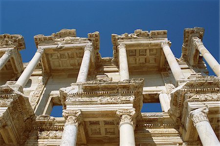 simsearch:841-02712297,k - Reconstructed Library of Celsus, archaeological site, Ephesus, Anatolia, Turkey, Asia Minor Stock Photo - Rights-Managed, Code: 841-02991900