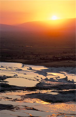 simsearch:841-03067131,k - Travertine terraces, Pamukkale, UNESCO World Heritage Site, Anatolia, Turkey, Asia Minor, Asia Foto de stock - Con derechos protegidos, Código: 841-02991924