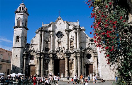 Catedral de San Cristobal, Old Havana, Havana, Cuba, West Indies, Central America Stock Photo - Rights-Managed, Code: 841-02991993