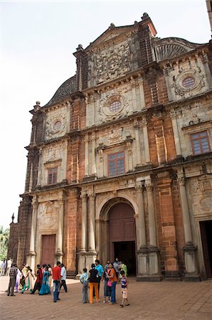 simsearch:841-02992259,k - Die Basilica von Bom Jesus, erbaut 1594, UNESCO Weltkulturerbe, Old Goa, Goa, Indien, Asien Stockbilder - Lizenzpflichtiges, Bildnummer: 841-02992188