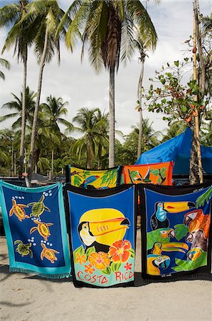 simsearch:841-02992539,k - Colourful beach wraps for sale, Manuel Antonio, Costa Rica, Central America Foto de stock - Con derechos protegidos, Código: 841-02992591