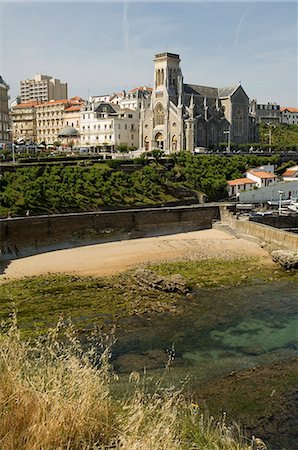 simsearch:841-02944779,k - Church, Biarritz, Basque country, Pyrenees-Atlantiques, Aquitaine, France, Europe Stock Photo - Rights-Managed, Code: 841-02992735