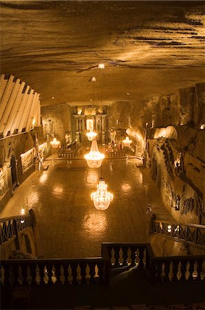 simsearch:841-03029738,k - The Cathedral in the Wieliczka Salt Mine, UNESCO World Heritage Site, near Krakow (Cracow), Poland, Europe Stock Photo - Rights-Managed, Code: 841-02992837