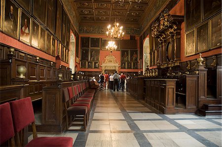 Council chamber of the Collegium Maius Museum of the Jagiellonian University, the oldest university building and connected with Copernicus, Old Town District, Krakow (Cracow), UNESCO World Heritage Site, Poland, Europe Foto de stock - Con derechos protegidos, Código: 841-02992832