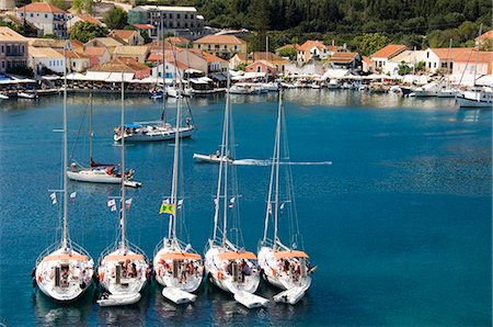 Fiskardo, Kefalonia (Cephalonia), Ionian Islands, Greece, Europe Foto de stock - Con derechos protegidos, Código: 841-02992966