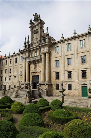 san martin pinario - Monastery of San Martin Pinario, Santiago de Compostela, Galicia, Spain, Europe Stock Photo - Rights-Managed, Code: 841-02993214