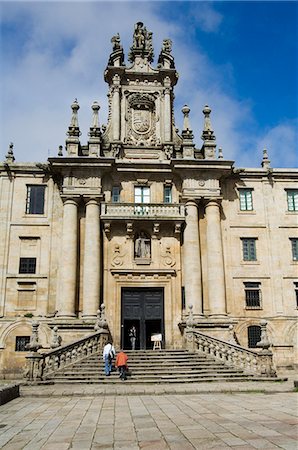 san martin pinario - Monastery of San Martin Pinario, Santiago de Compostela, Galicia, Spain, Europe Stock Photo - Rights-Managed, Code: 841-02993215