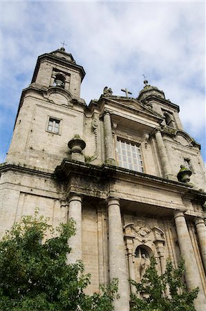 santiago de compostela - Church at the Convent of San Francisco de Valdedios, Santiago de Compostela, Galicia, Spain, Europe Stock Photo - Rights-Managed, Code: 841-02993225