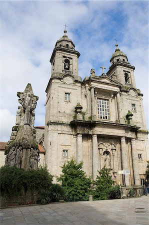 simsearch:841-02994576,k - Church at the Convent of San Francisco de Valdedios, Santiago de Compostela, Galicia, Spain, Europe Foto de stock - Con derechos protegidos, Código: 841-02993228