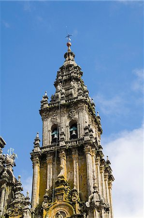 simsearch:841-02993245,k - Santiago Cathedral, UNESCO World Heritage Site, Santiago de Compostela, Galicia, Spain, Europe Foto de stock - Con derechos protegidos, Código: 841-02993223