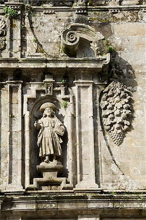 santiago de compostela cathedral - Puerta Santa porte, cathédrale de Santiago, Saint Jacques de Compostelle, Galice, Espagne, Europe Photographie de stock - Rights-Managed, Code: 841-02993246