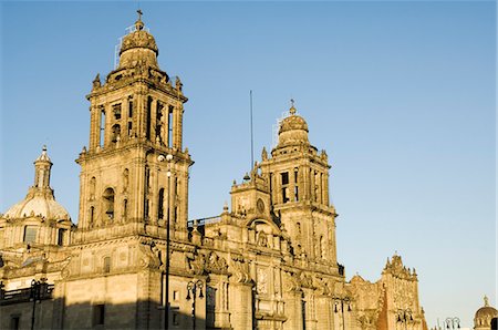 Metropolitan Cathedral, Zocalo, Centro Historico, Mexico City, Mexico, North America Foto de stock - Con derechos protegidos, Código: 841-02993315