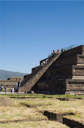 simsearch:841-02993362,k - La Citadelle, Teotihuacan, patrimoine mondial UNESCO, au nord de Mexico, au Mexique, en Amérique du Nord Photographie de stock - Rights-Managed, Code: 841-02993352