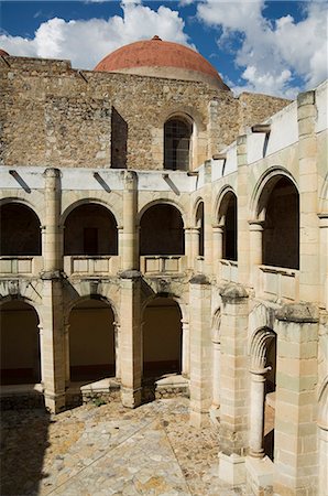 Monastery and church of Cuilapan, Oaxaca, Mexico, North America Stock Photo - Rights-Managed, Code: 841-02993476